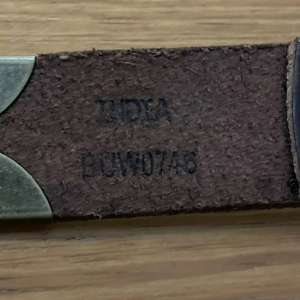 Lucky Brand Brown Leather Belt Large 1